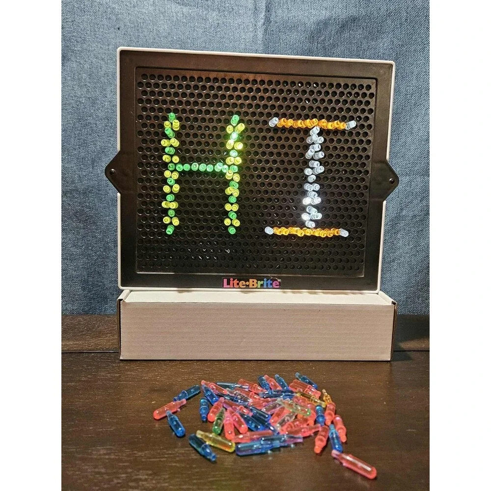 Lite Brite Ultimate Classic Basic Fun | LED Light Up Toy | Retro Style Peg Art